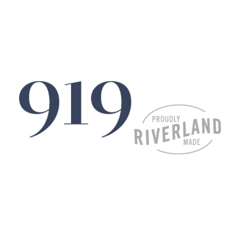 919 Wines logo. Proudly made in the Riverland.  Purity. integrity. Sustainability.